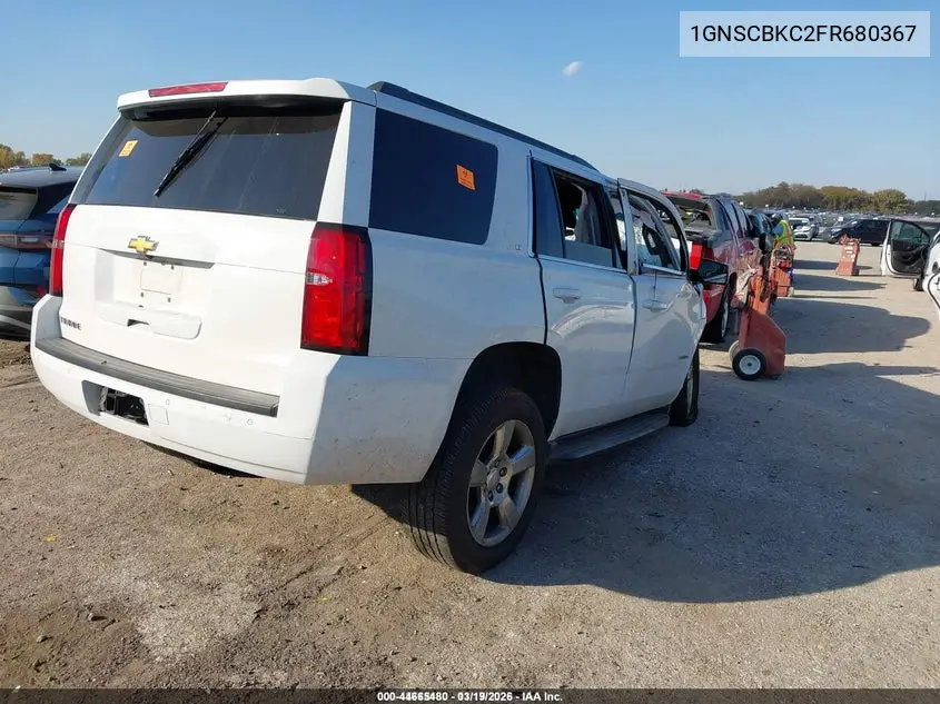 1GNSCBKC2FR680367 2015 Chevrolet Tahoe Lt