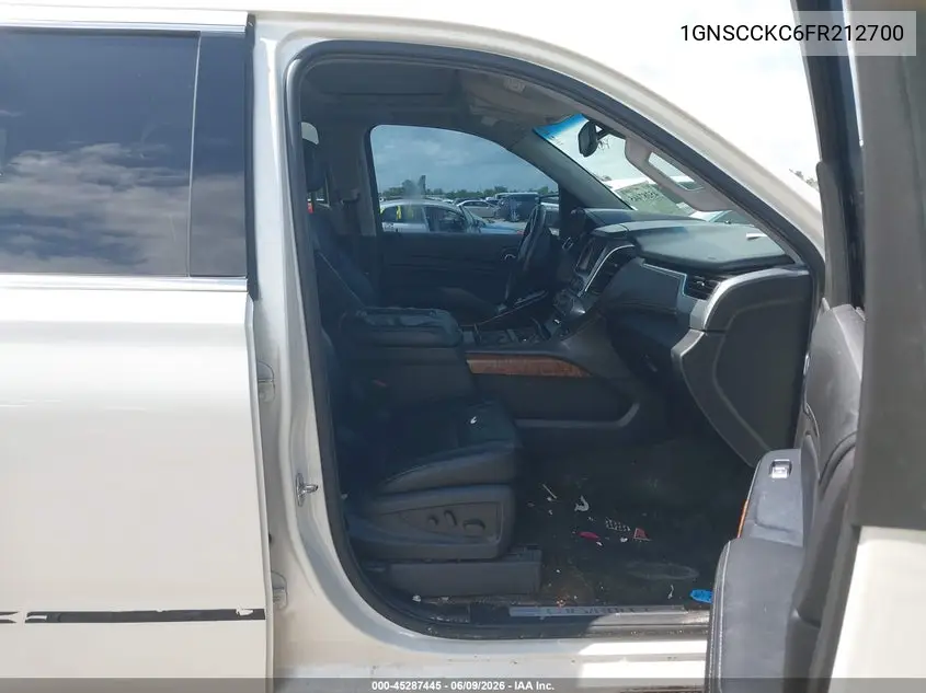 2015 Chevrolet Tahoe Ltz VIN: 1GNSCCKC6FR212700 Lot: 45287445