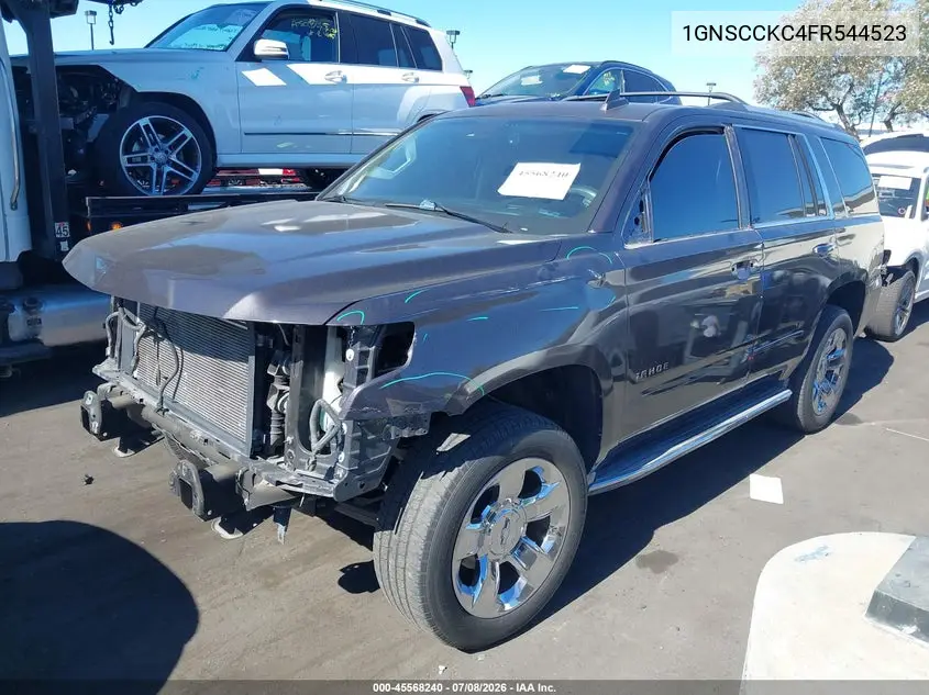 2015 Chevrolet Tahoe Ltz VIN: 1GNSCCKC4FR544523 Lot: 45568240