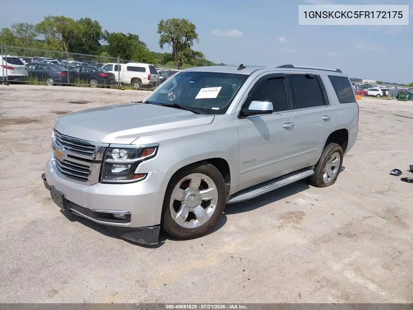 2015 Chevrolet Tahoe Ltz VIN: 1GNSKCKC5FR172175 Lot: 45691828