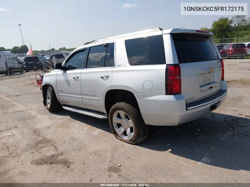 2015 Chevrolet Tahoe Ltz VIN: 1GNSKCKC5FR172175 Lot: 45691828