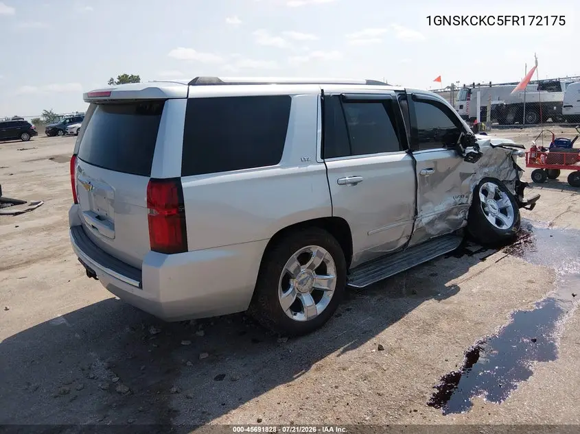 2015 Chevrolet Tahoe Ltz VIN: 1GNSKCKC5FR172175 Lot: 45691828