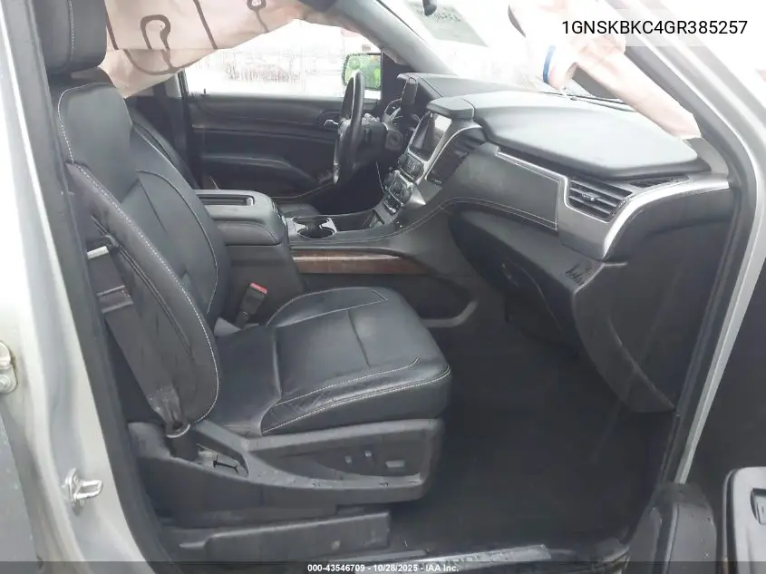 1GNSKBKC4GR385257 2016 Chevrolet Tahoe Lt