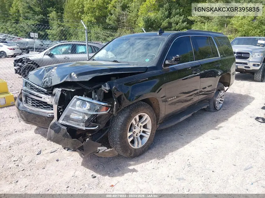 2016 Chevrolet Tahoe Ls VIN: 1GNSKAKCXGR395835 Lot: 45175553