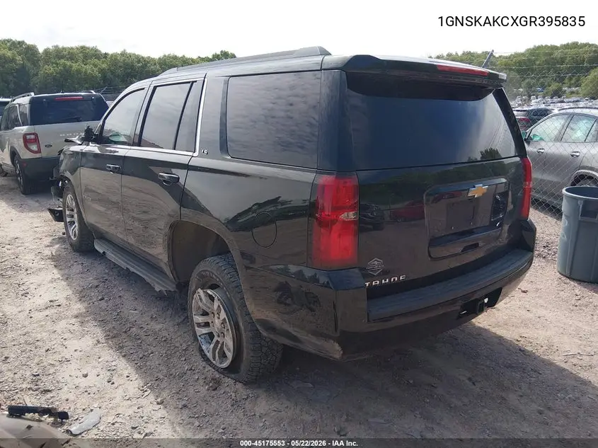 2016 Chevrolet Tahoe Ls VIN: 1GNSKAKCXGR395835 Lot: 45175553