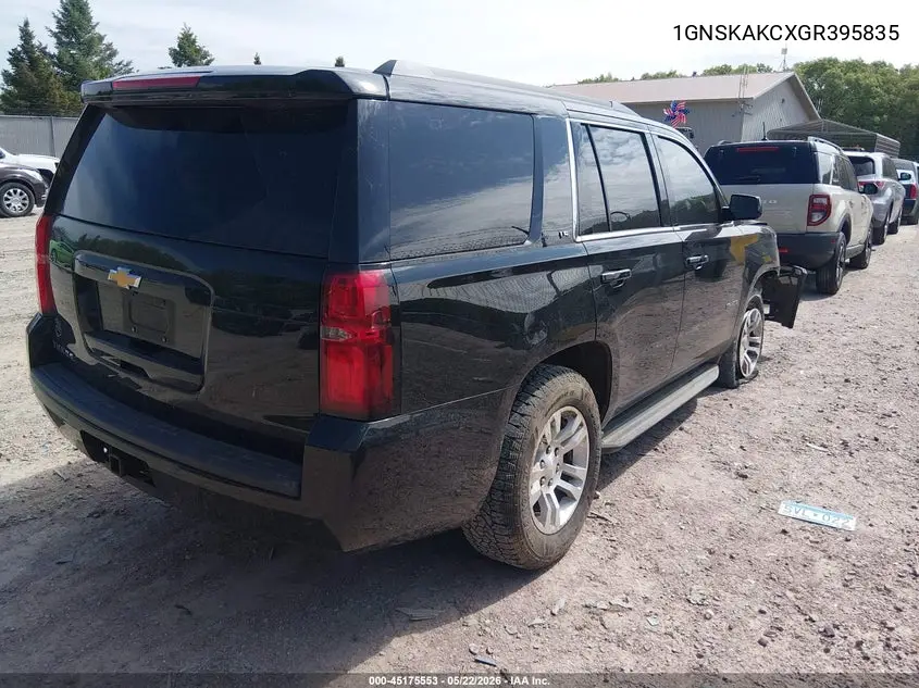 2016 Chevrolet Tahoe Ls VIN: 1GNSKAKCXGR395835 Lot: 45175553