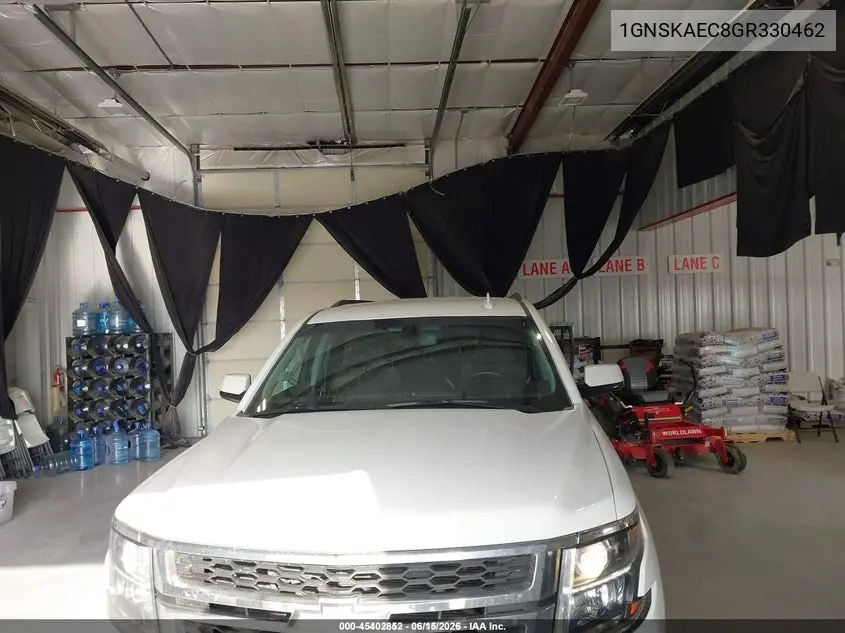 2016 Chevrolet Tahoe Ls VIN: 1GNSKAEC8GR330462 Lot: 45402852