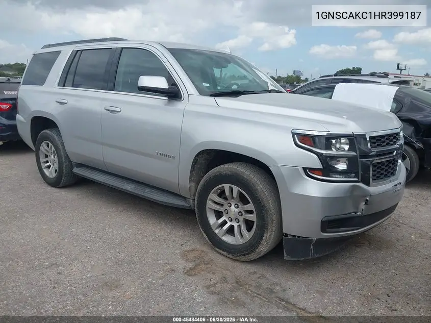1GNSCAKC1HR399187 2017 Chevrolet Tahoe Ls