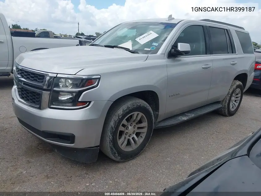 1GNSCAKC1HR399187 2017 Chevrolet Tahoe Ls
