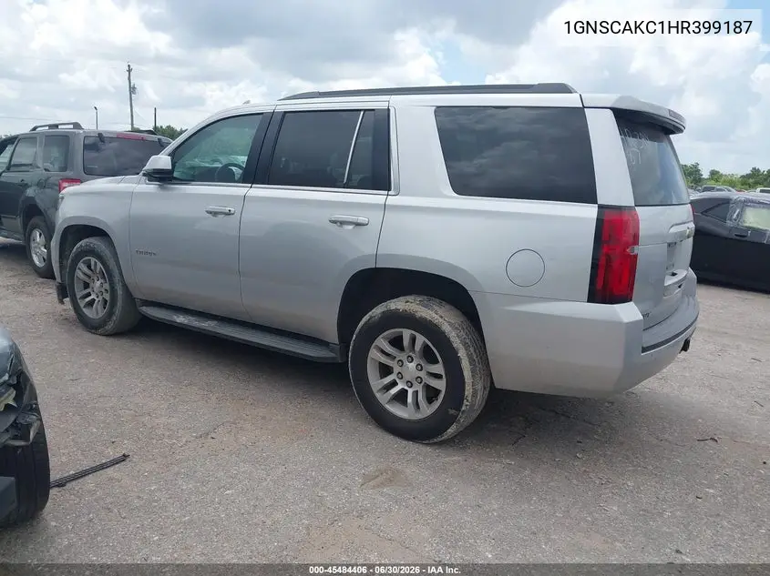 1GNSCAKC1HR399187 2017 Chevrolet Tahoe Ls