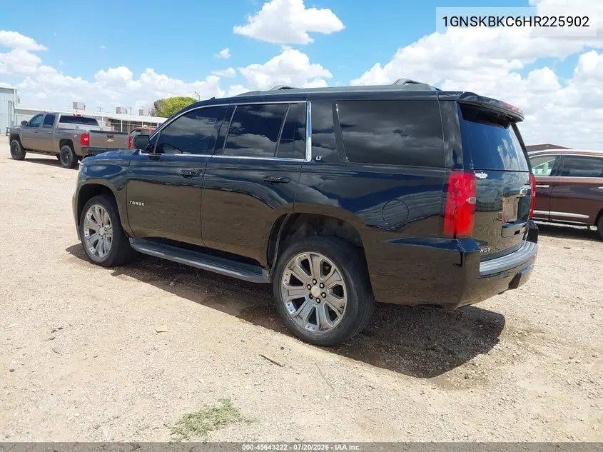 2017 Chevrolet Tahoe Lt VIN: 1GNSKBKC6HR225902 Lot: 45643222