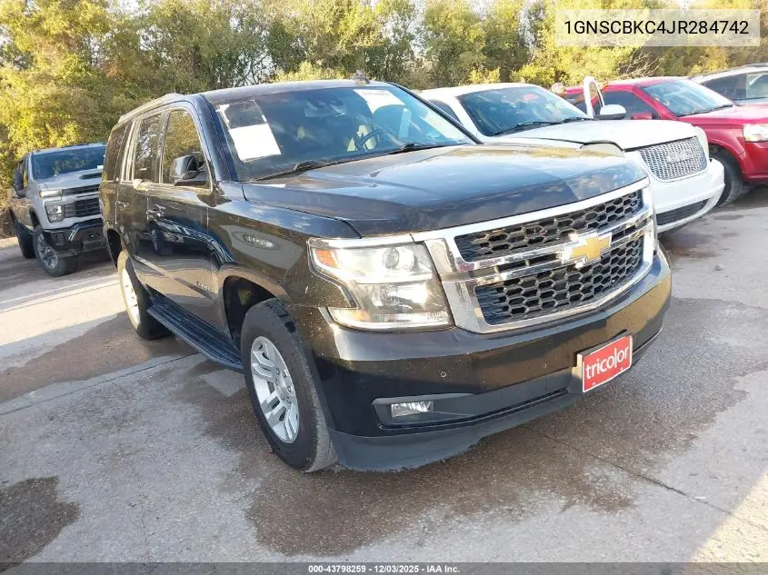 1GNSCBKC4JR284742 2018 Chevrolet Tahoe Lt