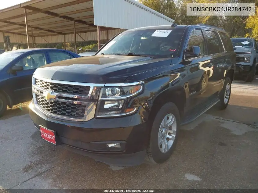 1GNSCBKC4JR284742 2018 Chevrolet Tahoe Lt