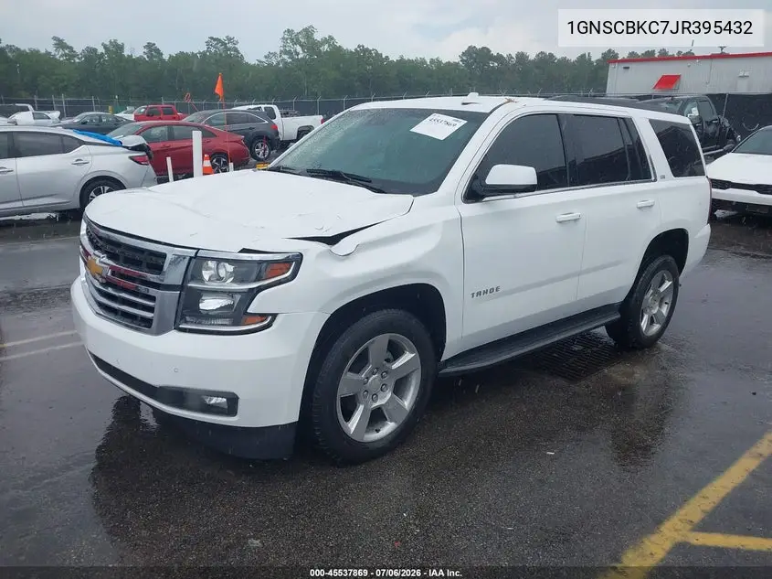 2018 Chevrolet Tahoe Lt VIN: 1GNSCBKC7JR395432 Lot: 45537869