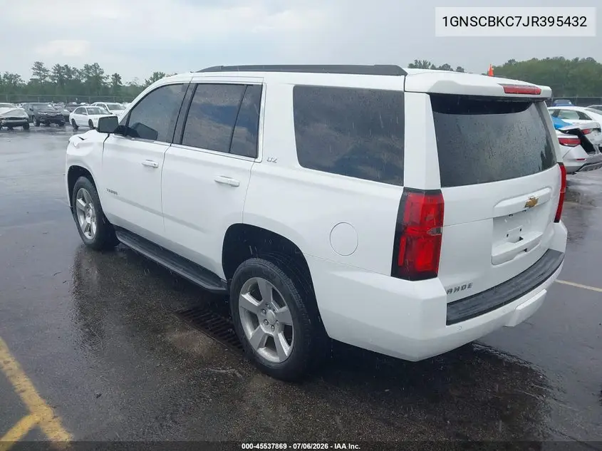 2018 Chevrolet Tahoe Lt VIN: 1GNSCBKC7JR395432 Lot: 45537869