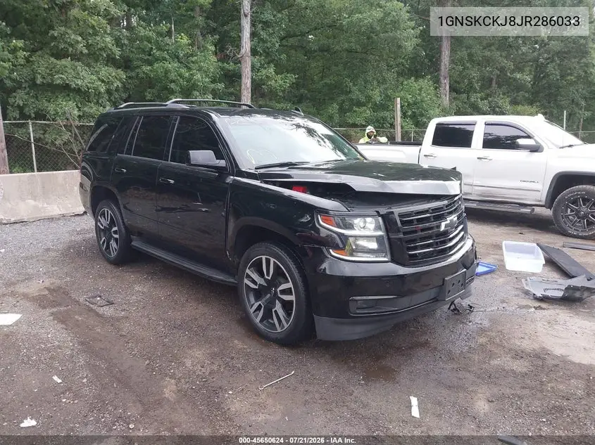 2018 Chevrolet Tahoe Premier VIN: 1GNSKCKJ8JR286033 Lot: 45650624