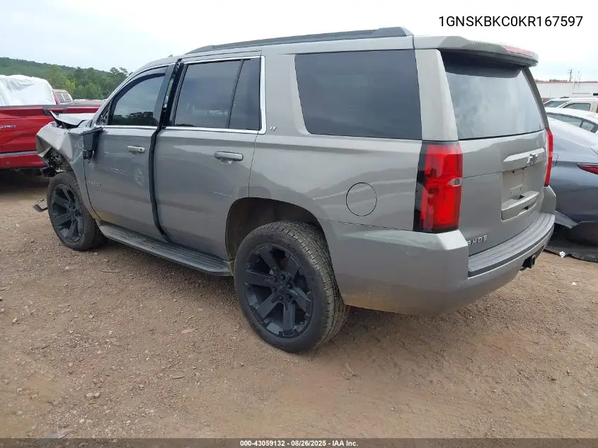 1GNSKBKC0KR167597 2019 Chevrolet Tahoe Lt