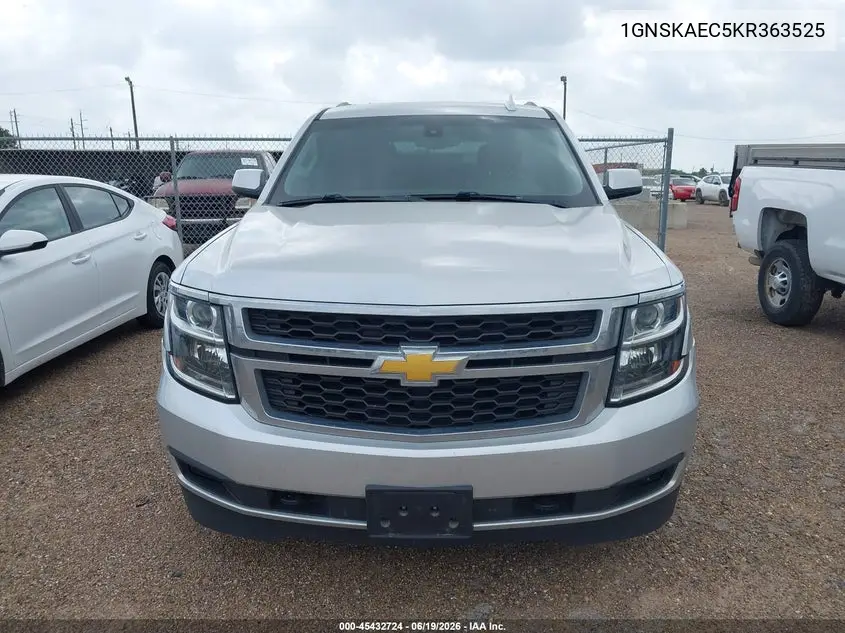 2019 Chevrolet Tahoe Ls VIN: 1GNSKAEC5KR363525 Lot: 45432724