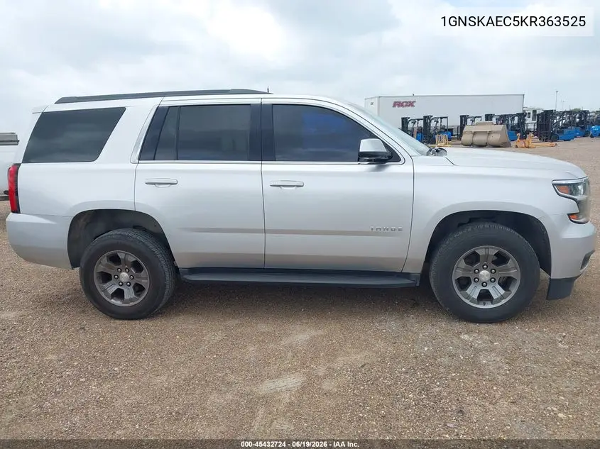 2019 Chevrolet Tahoe Ls VIN: 1GNSKAEC5KR363525 Lot: 45432724