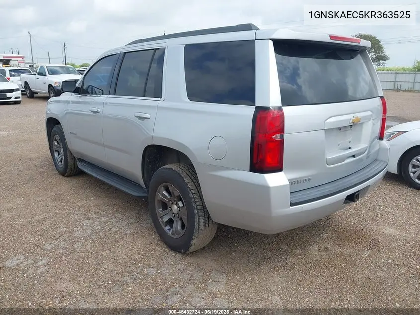 2019 Chevrolet Tahoe Ls VIN: 1GNSKAEC5KR363525 Lot: 45432724