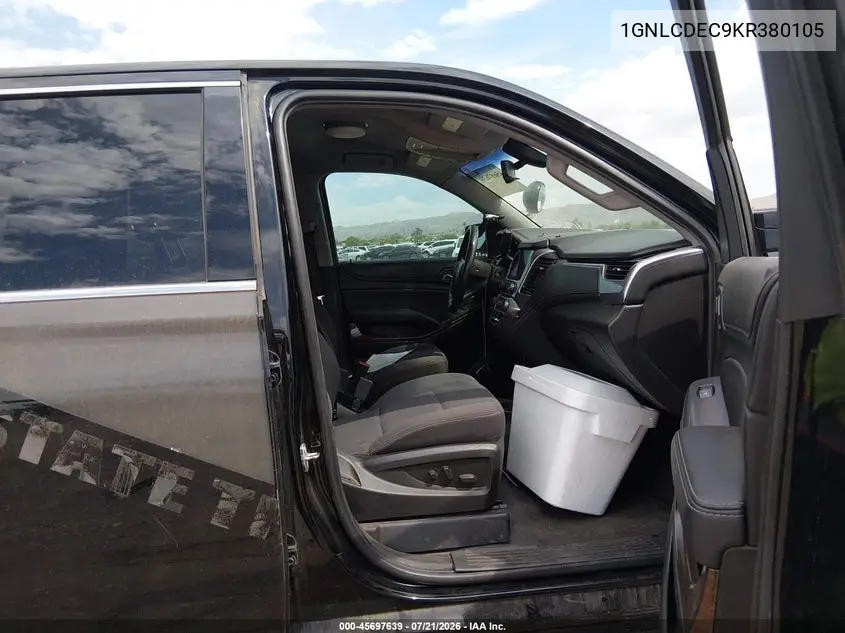 2019 Chevrolet Tahoe Commercial Fleet VIN: 1GNLCDEC9KR380105 Lot: 45697639