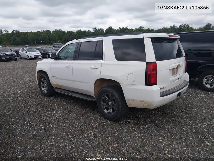 2020 Chevrolet Tahoe 4Wd Ls VIN: 1GNSKAEC9LR105865 Lot: 45547827