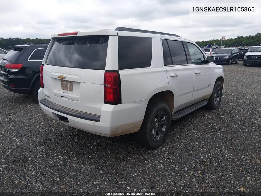 2020 Chevrolet Tahoe 4Wd Ls VIN: 1GNSKAEC9LR105865 Lot: 45547827
