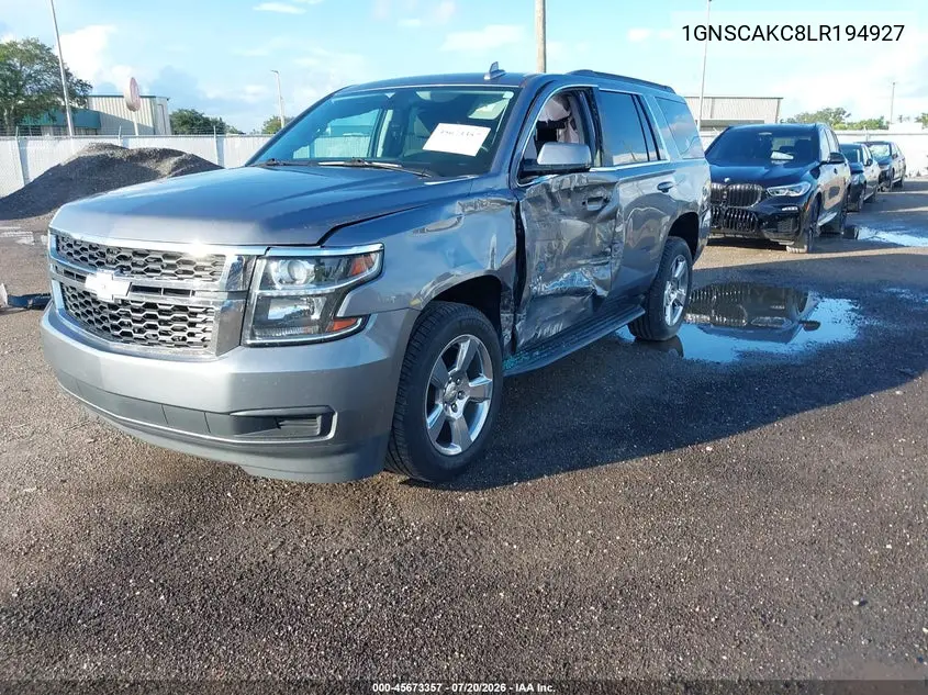 2020 Chevrolet Tahoe 2Wd Ls VIN: 1GNSCAKC8LR194927 Lot: 45673357