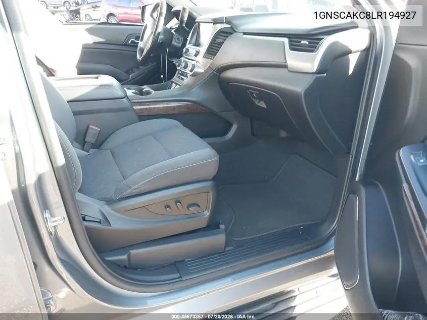 2020 Chevrolet Tahoe 2Wd Ls VIN: 1GNSCAKC8LR194927 Lot: 45673357