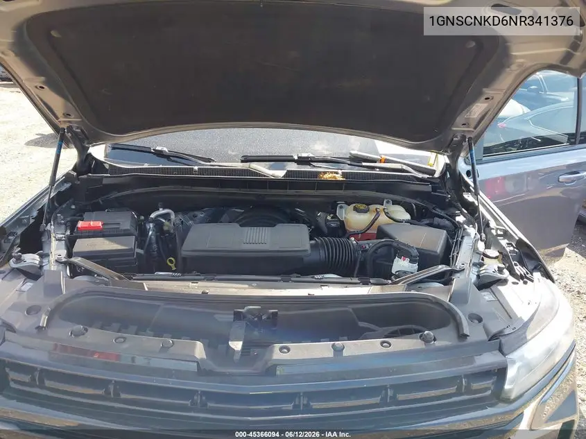 1GNSCNKD6NR341376 2022 Chevrolet Tahoe 2Wd Lt