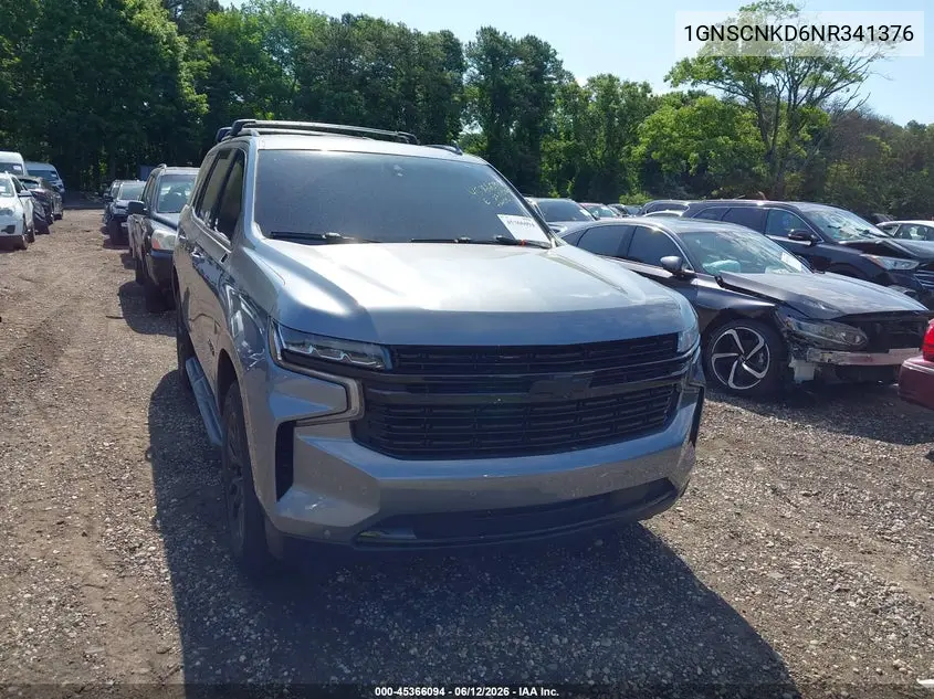 1GNSCNKD6NR341376 2022 Chevrolet Tahoe 2Wd Lt
