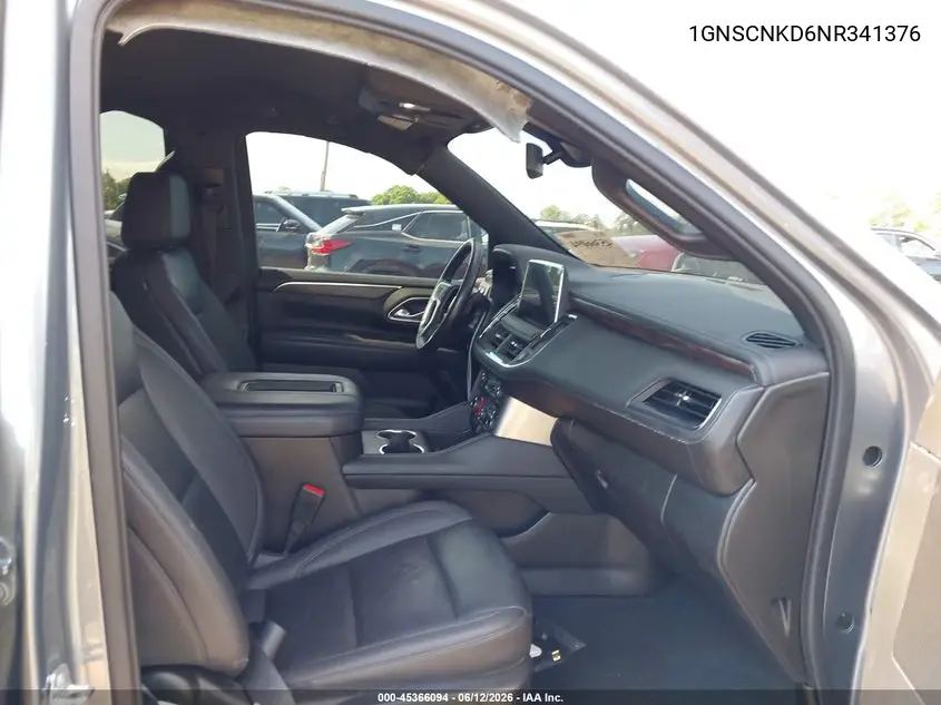 1GNSCNKD6NR341376 2022 Chevrolet Tahoe 2Wd Lt