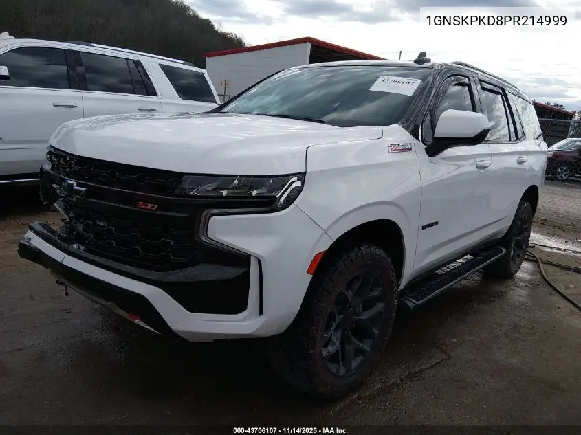 1GNSKPKD8PR214999 2023 Chevrolet Tahoe 4Wd Z71