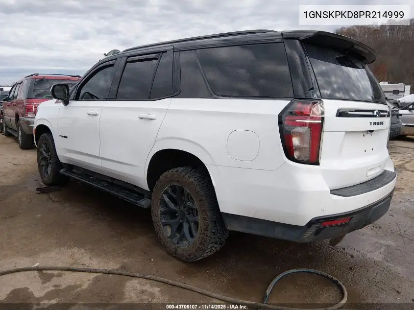 1GNSKPKD8PR214999 2023 Chevrolet Tahoe 4Wd Z71