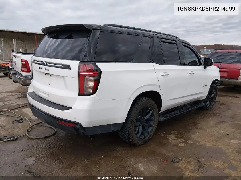1GNSKPKD8PR214999 2023 Chevrolet Tahoe 4Wd Z71