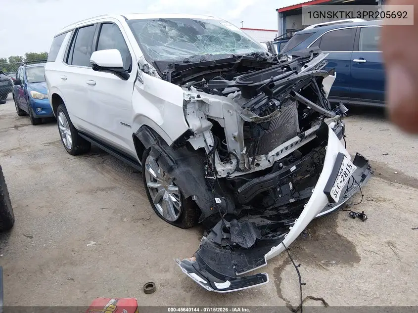 2023 Chevrolet Tahoe 4Wd High Country VIN: 1GNSKTKL3PR205692 Lot: 45640144