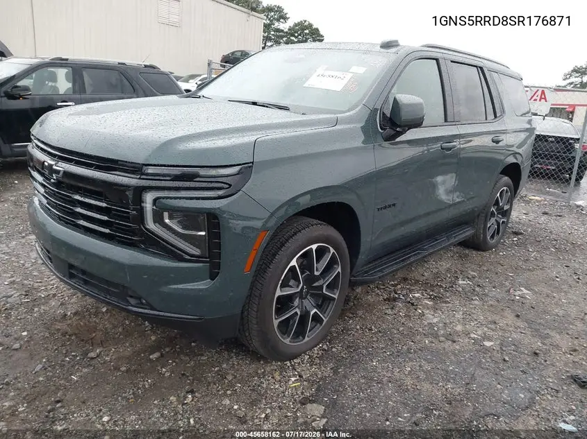 2025 Chevrolet Tahoe 2Wd Rst VIN: 1GNS5RRD8SR176871 Lot: 45658162