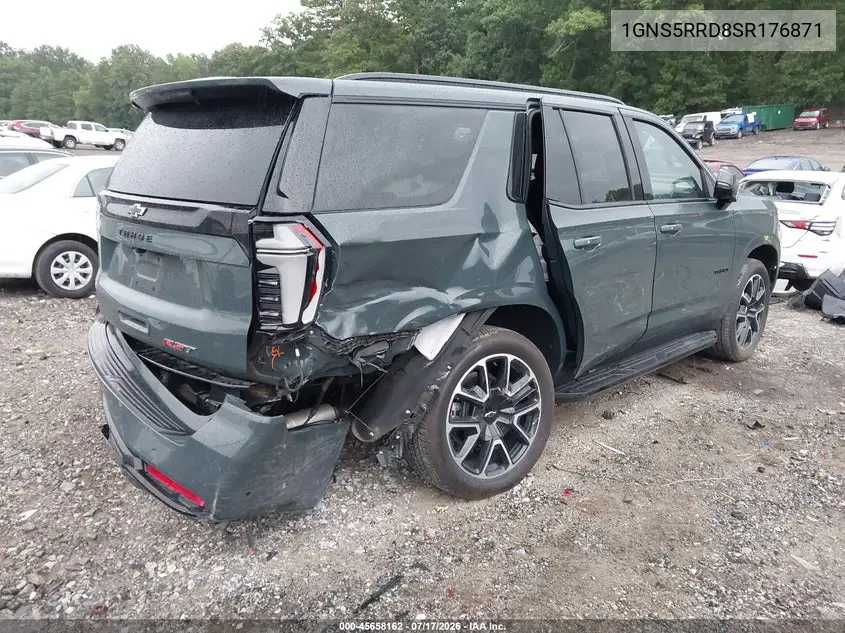 2025 Chevrolet Tahoe 2Wd Rst VIN: 1GNS5RRD8SR176871 Lot: 45658162