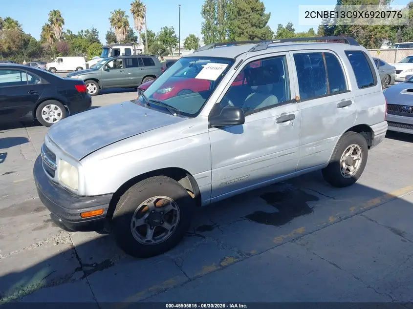 1999 Chevrolet Tracker VIN: 2CNBE13C9X6920776 Lot: 45505815