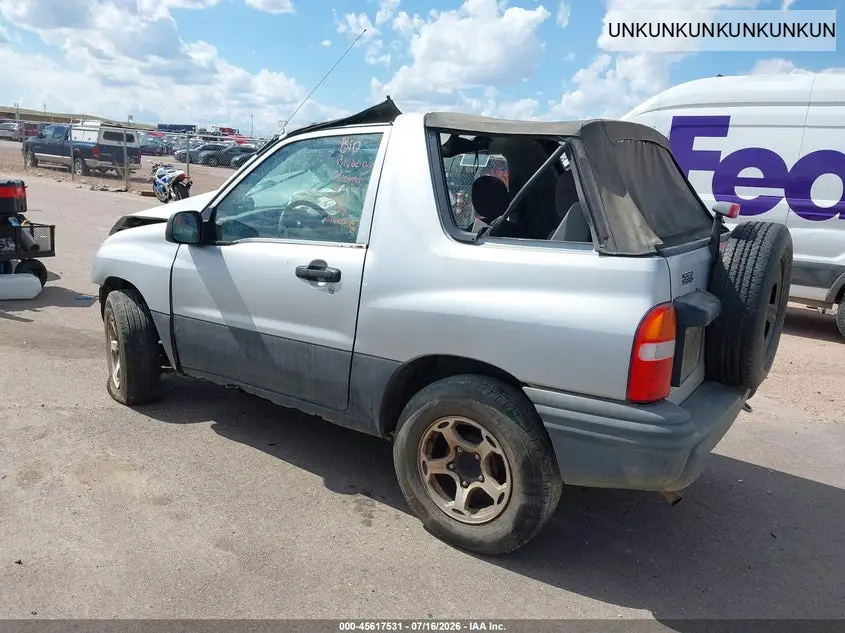 1999 Chevrolet Tracker VIN: UNKUNKUNKUNKUNKUN Lot: 45617531