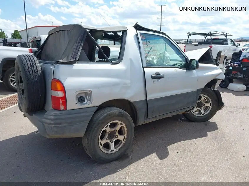 1999 Chevrolet Tracker VIN: UNKUNKUNKUNKUNKUN Lot: 45617531