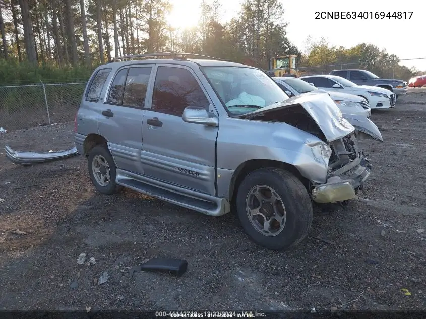 2001 Chevrolet Tracker Hard Top Lt VIN: 2CNBE634016944817 Lot: 44180955