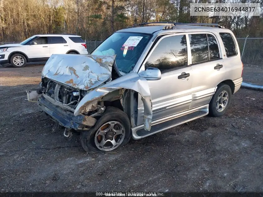 2001 Chevrolet Tracker Hard Top Lt VIN: 2CNBE634016944817 Lot: 44180955
