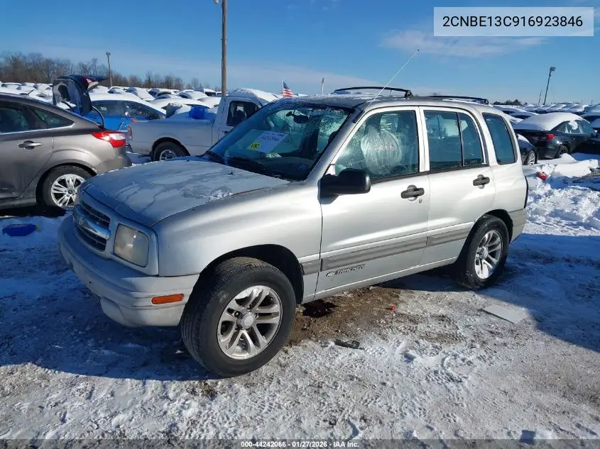 2001 Chevrolet Tracker Hard Top Base VIN: 2CNBE13C916923846 Lot: 44242066