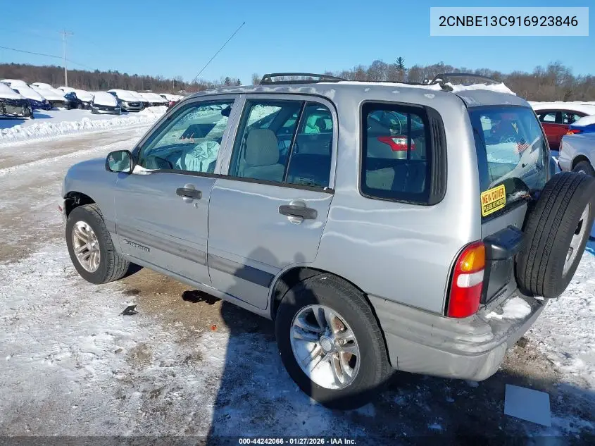 2001 Chevrolet Tracker Hard Top Base VIN: 2CNBE13C916923846 Lot: 44242066