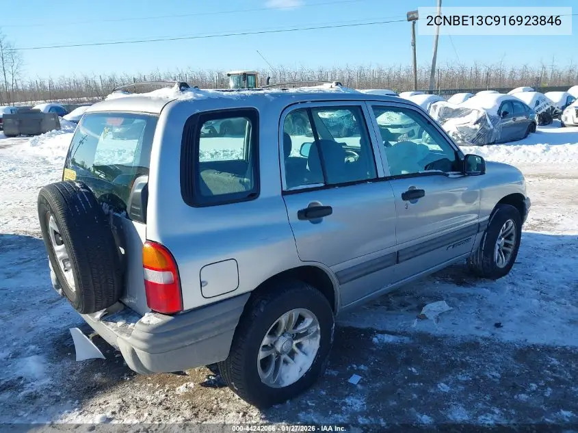 2001 Chevrolet Tracker Hard Top Base VIN: 2CNBE13C916923846 Lot: 44242066