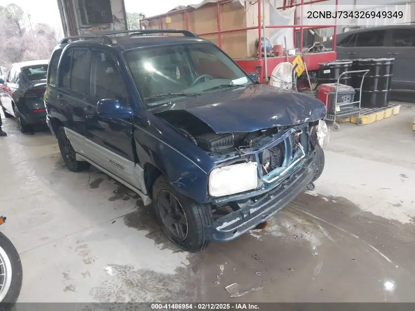 2002 Chevrolet Tracker Hard Top Zr2 VIN: 2CNBJ734326949349 Lot: 41486954