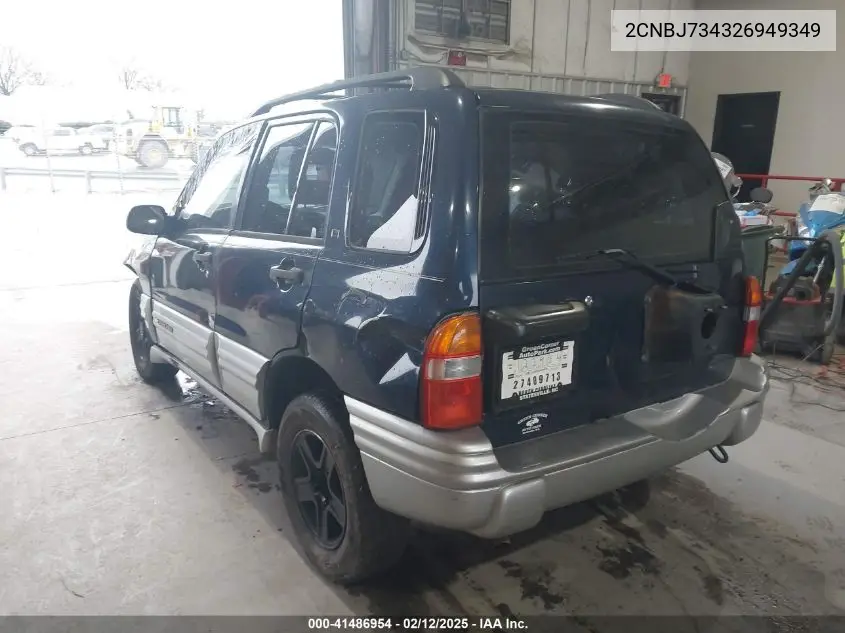 2002 Chevrolet Tracker Hard Top Zr2 VIN: 2CNBJ734326949349 Lot: 41486954