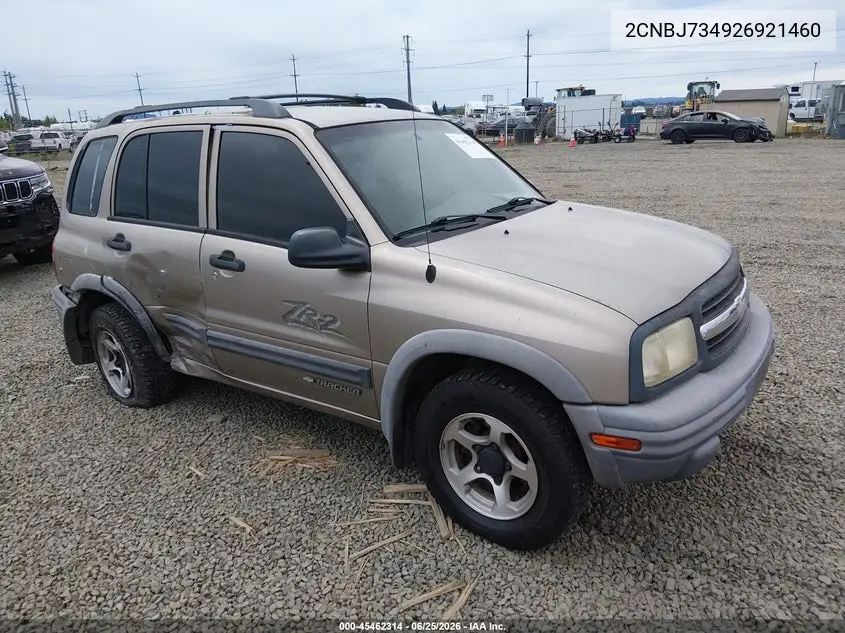 2002 Chevrolet Tracker Hard Top Zr2 VIN: 2CNBJ734926921460 Lot: 45462314