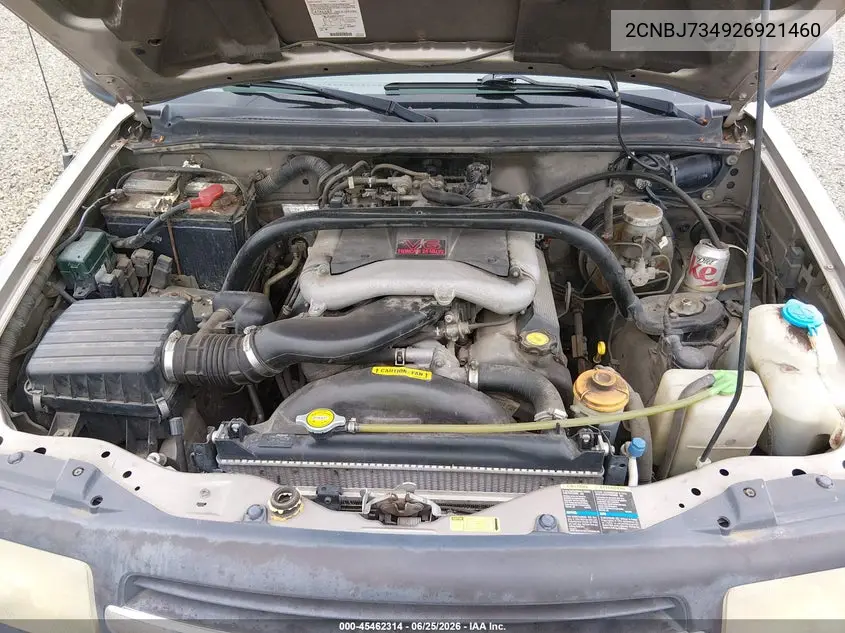 2002 Chevrolet Tracker Hard Top Zr2 VIN: 2CNBJ734926921460 Lot: 45462314